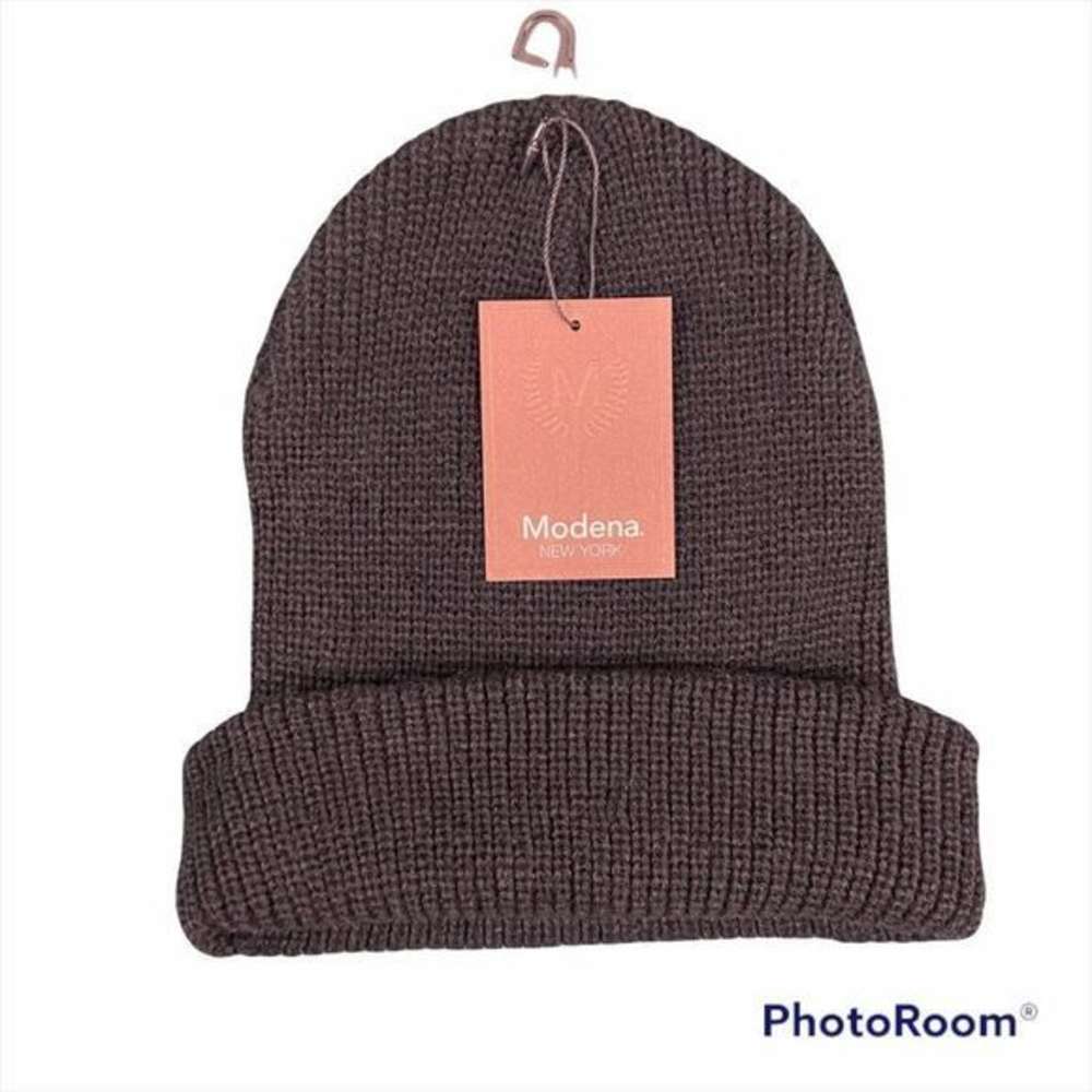NWT MODENA Dark‎ Grey Winter Toque